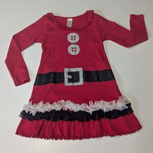 Kavio! Girl Christmas Dress Size 5/6 Red